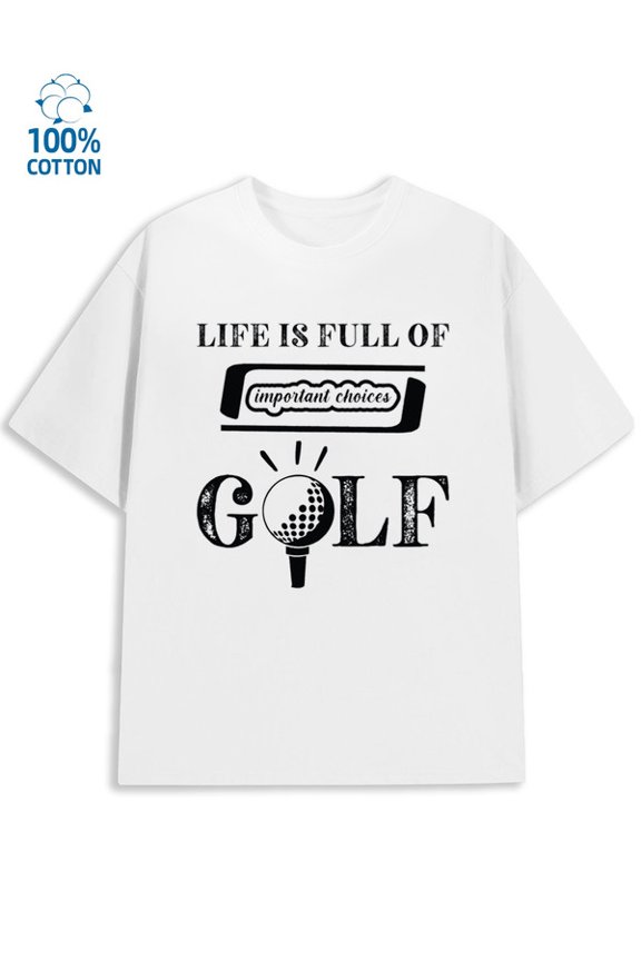 Life Choices men funny humor 180G 100% Cotton white wife work Trendy Unisex Shirt Short Sleeve tshirts Trendy Unisex Shirt Crewneck tshirts Fashion Unisex Shirt Graphic Tee tshirts