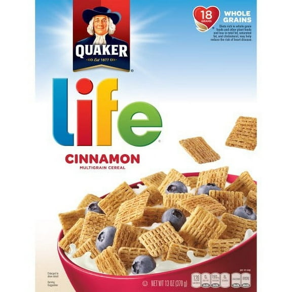 Quaker Life Cinnamon Multigrain Cereal 13 oz Box (Pack of 10)