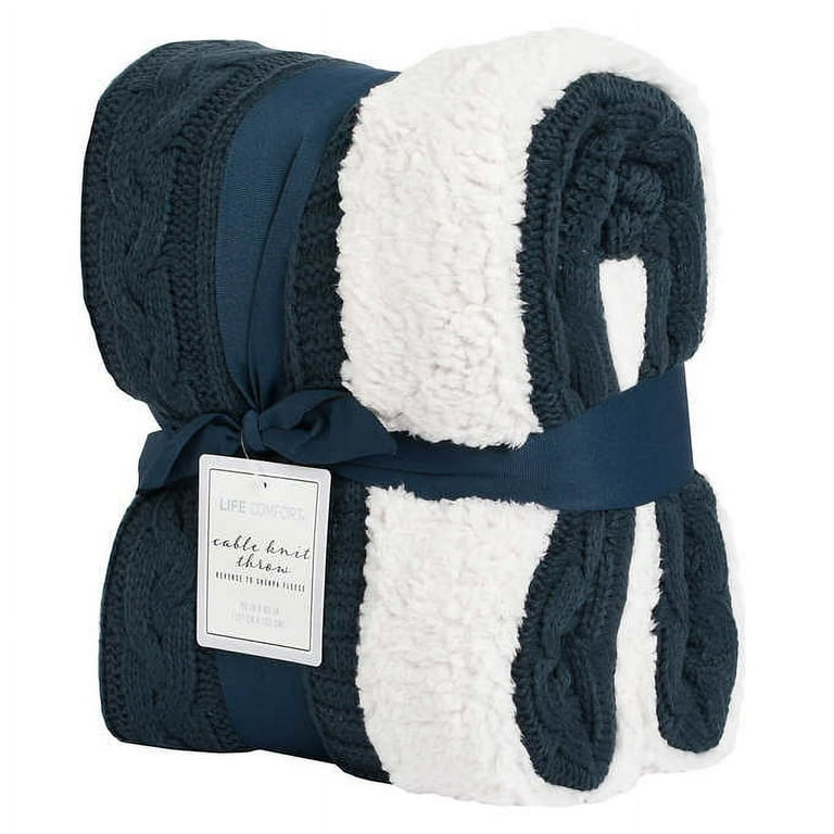 Life comfort sherpa online throw walmart