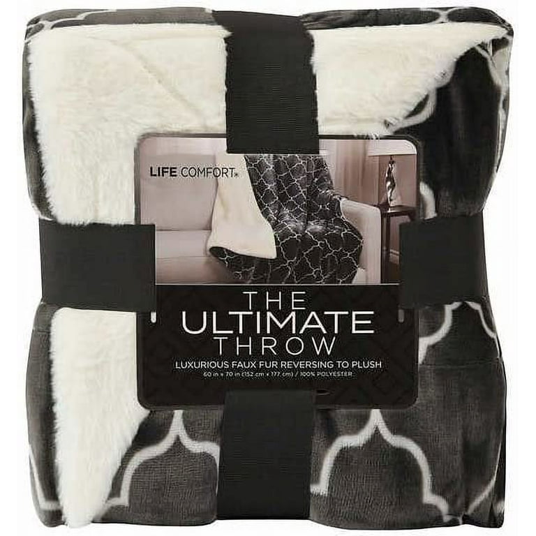 Life comfort sherpa throw walmart hotsell