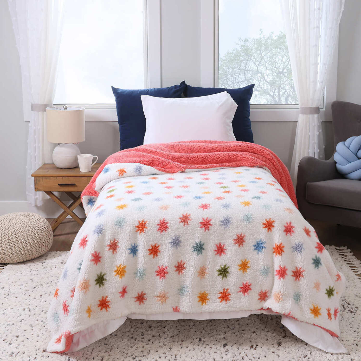 Life Comfort Ultimate Kids Sherpa Fleece Blanket