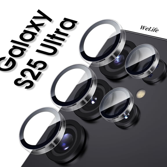 We Life Compatible with Samsung Galaxy S26 Ultra Camera Lens Protector - [Military Grade Shatterproof] Full Coverage Matte Alloy Tempered Glass Rear Camera Screen Protector (Purple)