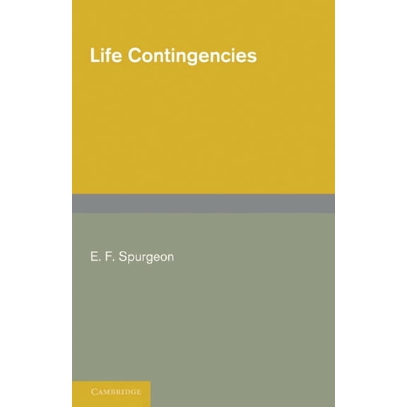 Life Contingencies, (Paperback)