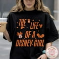 thumbnail image 1 of The Life of a Disney Girl Comfort Colors T-Shirt, Disney Minnie Mickey Balloon Shirt, WDW Disneyland Trip Tee, Disney Trip 2025 2026, Gift for her,Black Color,Size M, 1 of 5