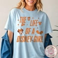 thumbnail image 1 of The Life of a Disney Girl Comfort Colors T-Shirt, Disney Minnie Mickey Balloon Shirt, WDW Disneyland Trip Tee, Disney Trip 2025 2026, Gift for her,Chambray Color,Size M, 1 of 5