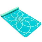 Life Energy 4mm EkoSmart Yoga Mat with Carry Strap, Zen Drop