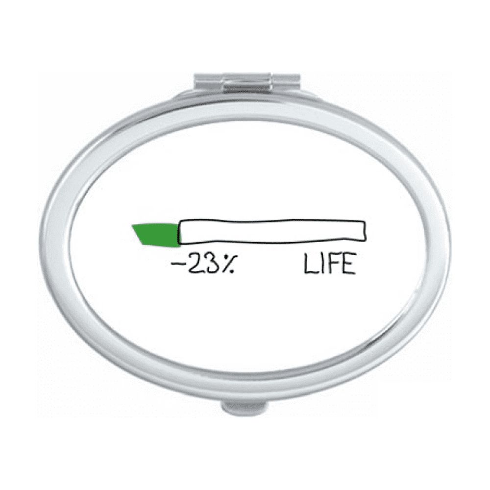 Life Energy Progress Bar Pregnant Baby Mother Mirror Portable Fold Hand