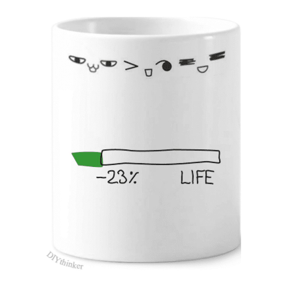 Life Energy Progress Bar Pregnant Baby Mother Toothbrush Mug Cup