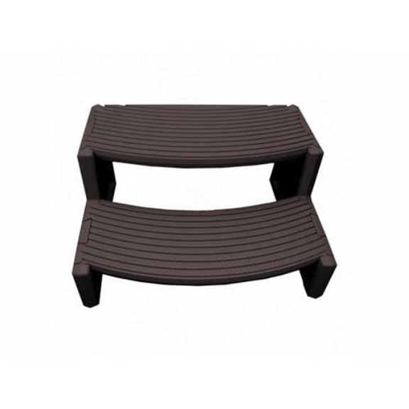 Life Essentials MSS060 19.7 x 16 in. Spa Step, Charcoal & Gray