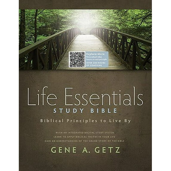 Life Essentials Study Bible, Brown LeatherTouch : Biblical Principles to Live By (Hardcover)