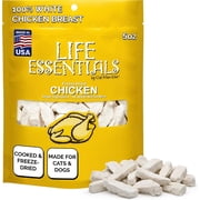 Life Essentials by Cat-Man-Doo | Freeze Dried Chicken Treats | 5oz Bag