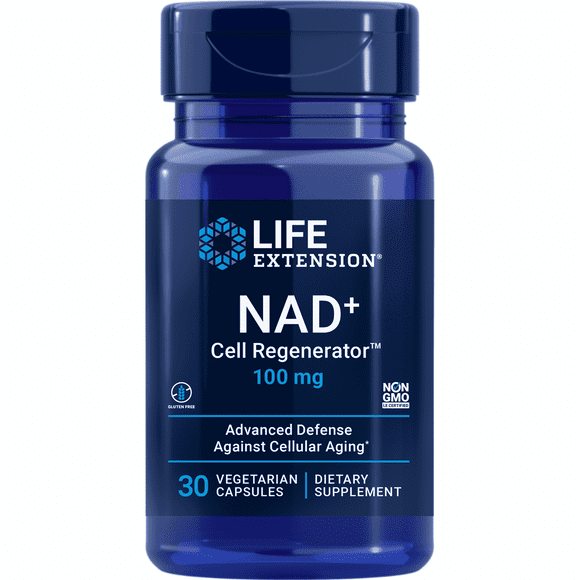 Life Extension NAD+ Cell Regenerator Nicotinamide Riboside, 30 Vegetarian Capsules
