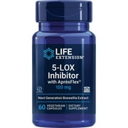 Life Extension 5-lox Inhibitor With Aprèsflex, 100 mg - Promotes Joint, Cell & Arterial Health - Gluten-Free, Non-GMO - 60 Vegetarian Capsules