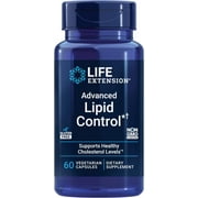 Life Extension Advanced Lipid Control, amla extract, Indian gooseberry, heart health, endothelial health, vegetarian, gluten-free, 60 capsules