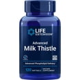 thumbnail image 1 of Life Extension Advanced Milk Thistle, liver health supplement, liver detox, cell division, silymarin, silybin, bioavailable, gluten free, non-GMO, 120 softgels, 1 of 11