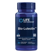 Life Extension  Bio-Luteolin , Cellular Health, Healthy Aging, bioavailable Formula, Luteolin, Fenugreek Fiber, Gluten Free, Non-GMO, Vegetarian, 30 Capsules