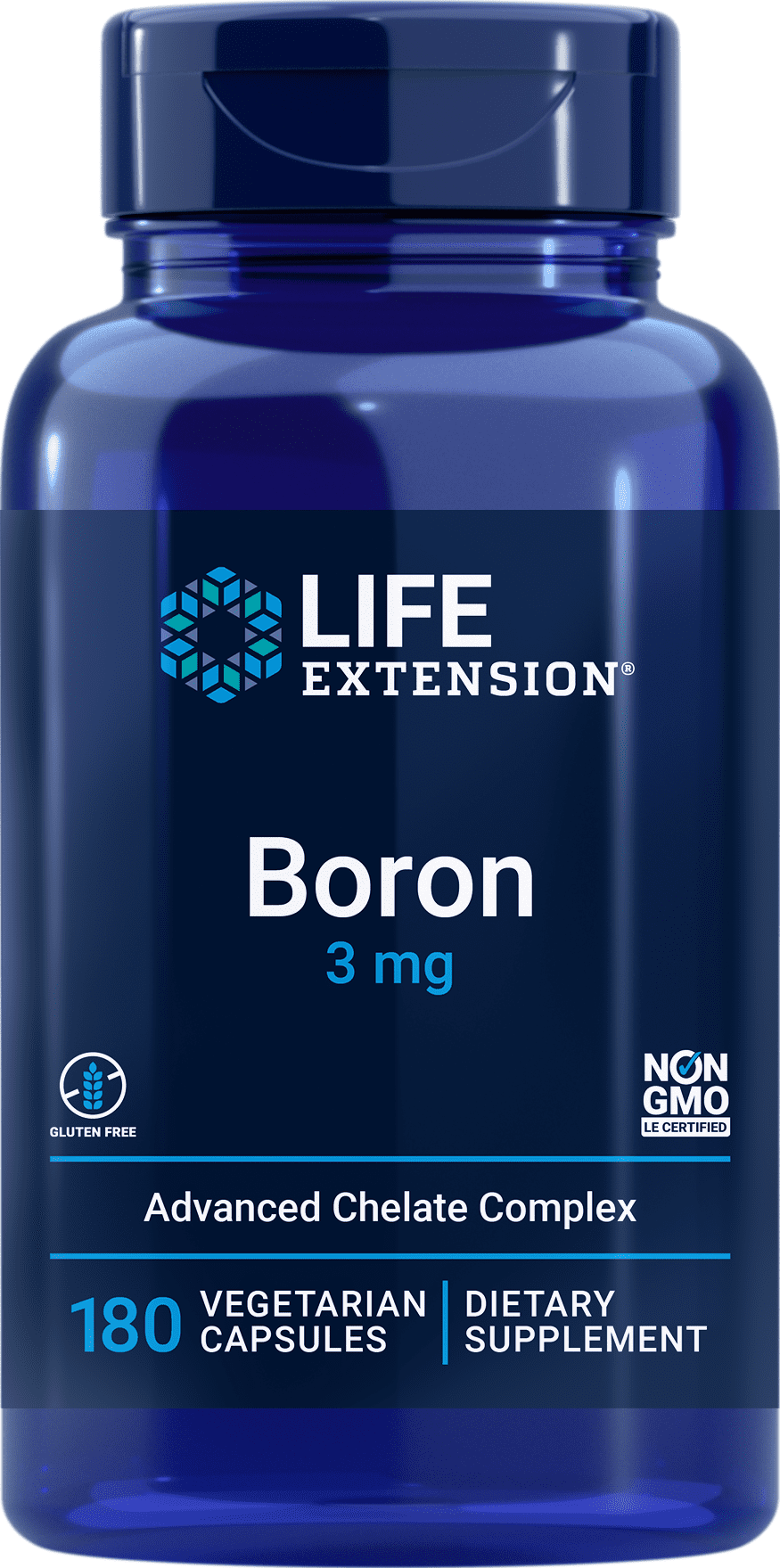 Life Extension Boron 3 mg, 180 Vegetarian Capsules