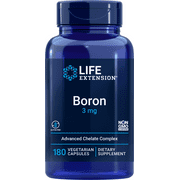 Life Extension Boron 3 mg, 180 Vegetarian Capsules