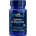 thumbnail image 1 of Life Extension Calcium D-Glucarate, 200 mg - Supports Detoxification, Helps Flush Out Unwanted Compounds – Gluten-Free, Non-GMO, Vegetarian – 60 Capsules, 1 of 8