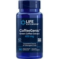 thumbnail image 1 of Life Extension CoffeeGenic® Green Coffee Extract, 400 mg, Standardized for 50% Chlorogenic Acid, Gluten Free, Non-GMO, Vegetarian, 90 Capsules, 1 of 5