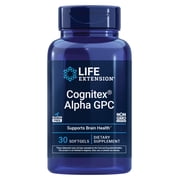 Life Extension Cognitex Alpha GPC – Alpha-Glyceryl Phosphoryl Choline, Phosphatidylserine, Blueberry Extract – A Strong Foundation for Cognitive Health – Non-GMO, Gluten-Free – 30 Softgels