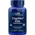 thumbnail interactive-video image 1 of Life Extension Cognitex® Elite Pregnenolone, sage, blueberry, ashwagandha, phosphatidylserine, advanced formula, attention, focus, memory, gluten-free, non-GMO, vegetarian, 60 tablets, 1 of 13