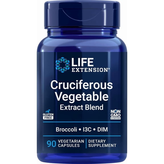 Life Extension Cruciferous Vegetable Extract Blend, 90 Vegetarian Capsules