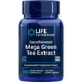 thumbnail image 1 of Life Extension Decaffeinated Mega Green Tea Extract – Polyphenol-Rich, Cell Health, Heart Health, Brain Health, Antioxidant Protection – Non-GMO, Gluten-Free, Vegetarian – 100 Capsules, 1 of 10