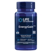Life Extension EnergyGain, French oak extract, combat general fatigue & maintain energy levels, non-GMO, gluten-free, vegetarian, 30 capsules