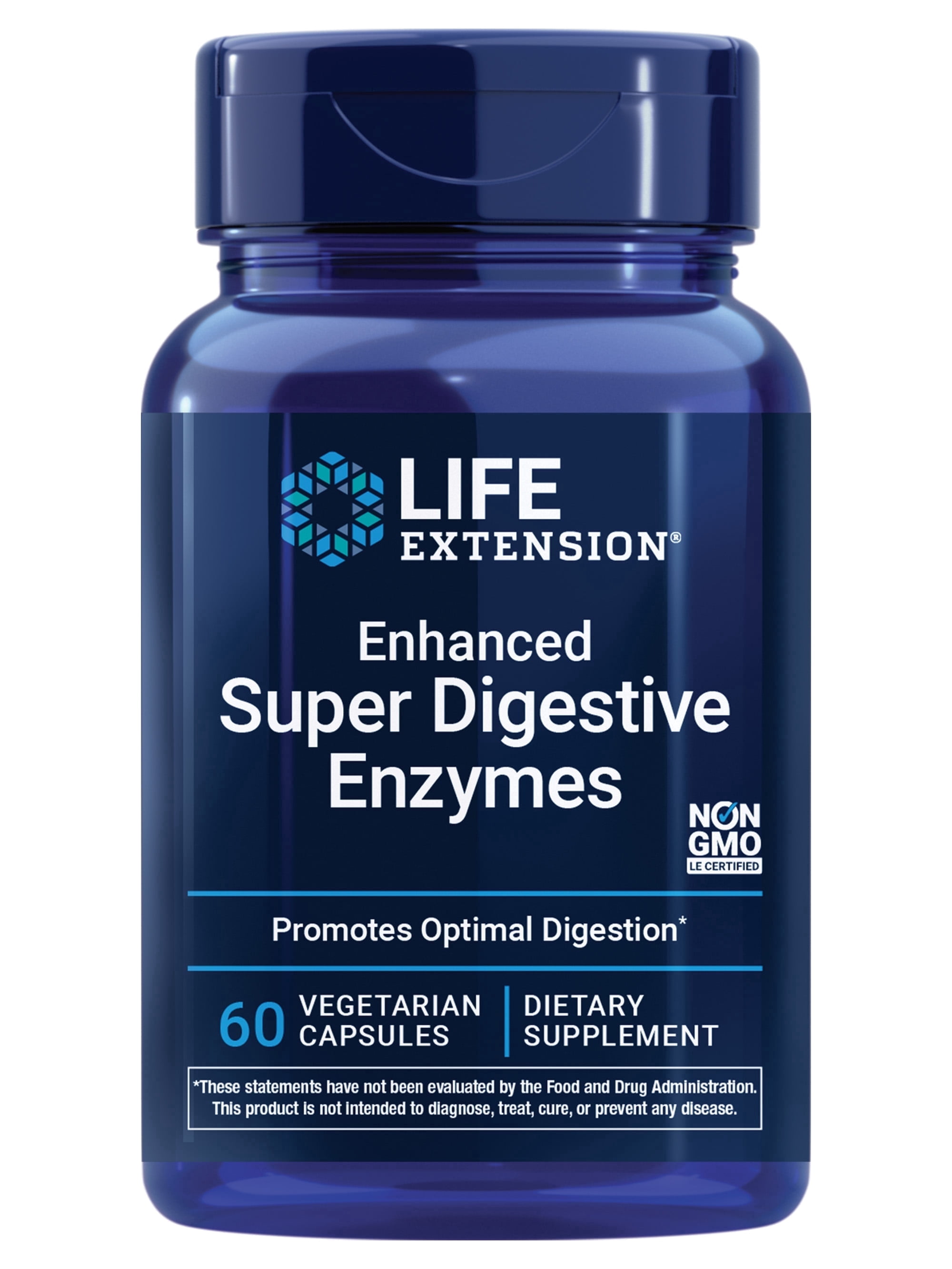 Life Extension, Enhanced Super Digestive Enzymes, 60 Veg Capsules