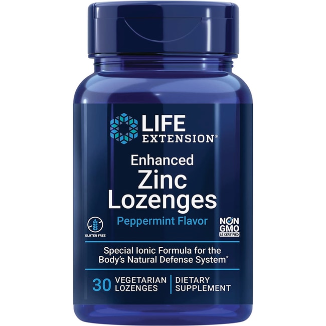 Life Extension - Enhanced Zinc Lozenges - 30 Vegetarian Lozenges - image 1 of 2