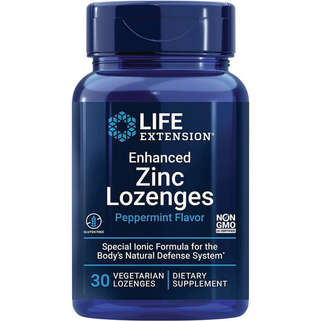 Life Extension - Enhanced Zinc Lozenges - 30 Vegetarian Lozenges