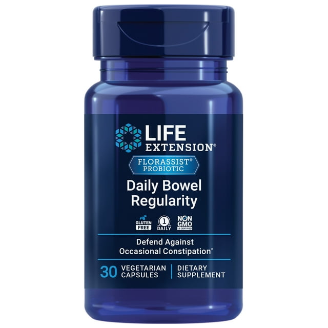 Life Extension FLORASSIST Daily Bowel Regularity Bifidobacterium
