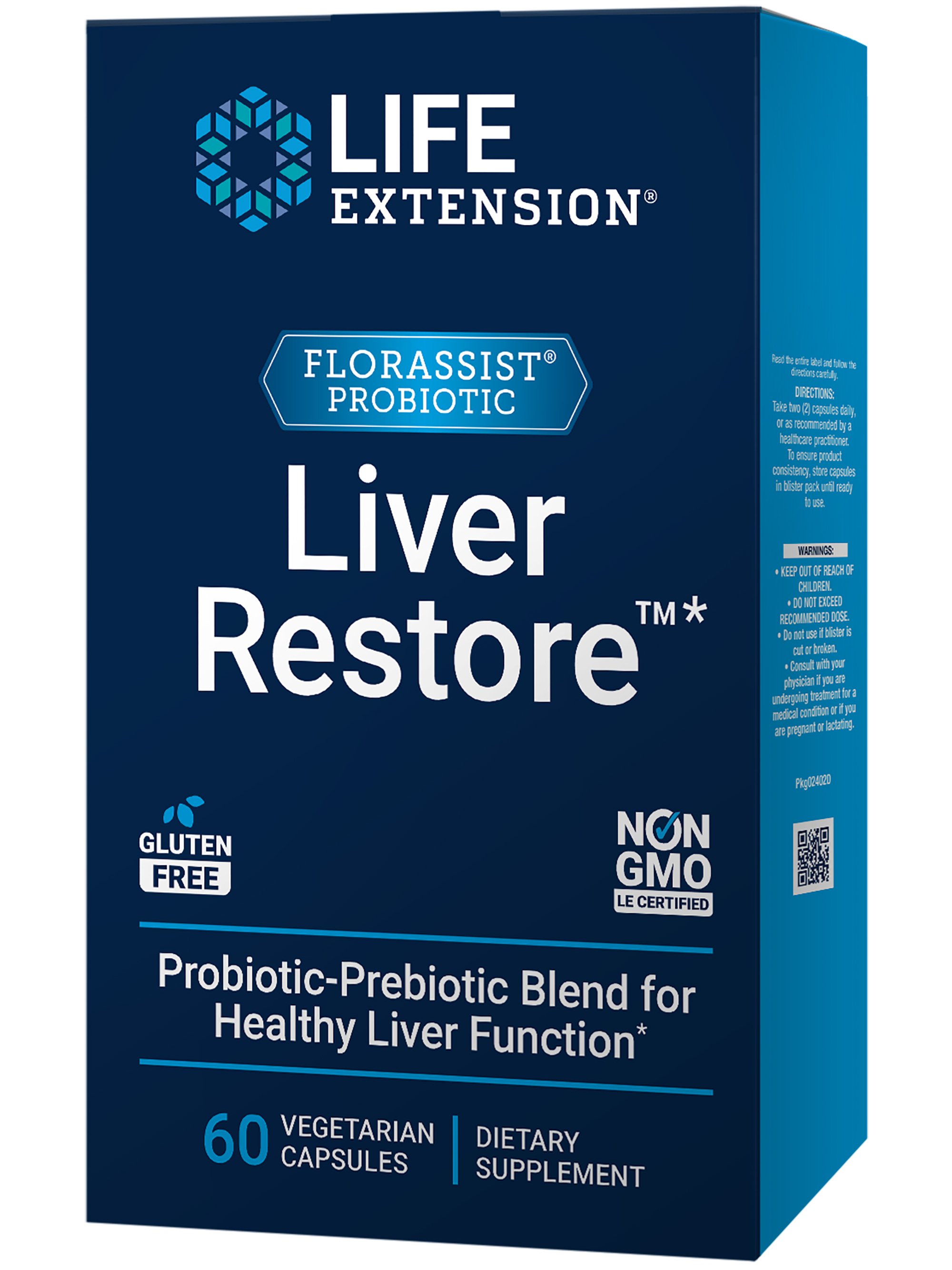 Life Extension FLORASSIST® Liver Restore™ ProbioticPrebiotic Blend Supports Healthy Liver