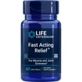 thumbnail image 1 of Life Extension Fast Acting Relief, black sesame seeds, turmeric, Boswellia, joint support supplement, quick relief for discomfort in bones, joints & muscles, gluten-free, non-GMO, 60 softgels, 1 of 10