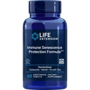 Life Extension Immune Senescence Protection Formula  - Comprehensive Immune Support Supplement - Gluten-Free, Non-GMO - 60 Vegetarian Tablets