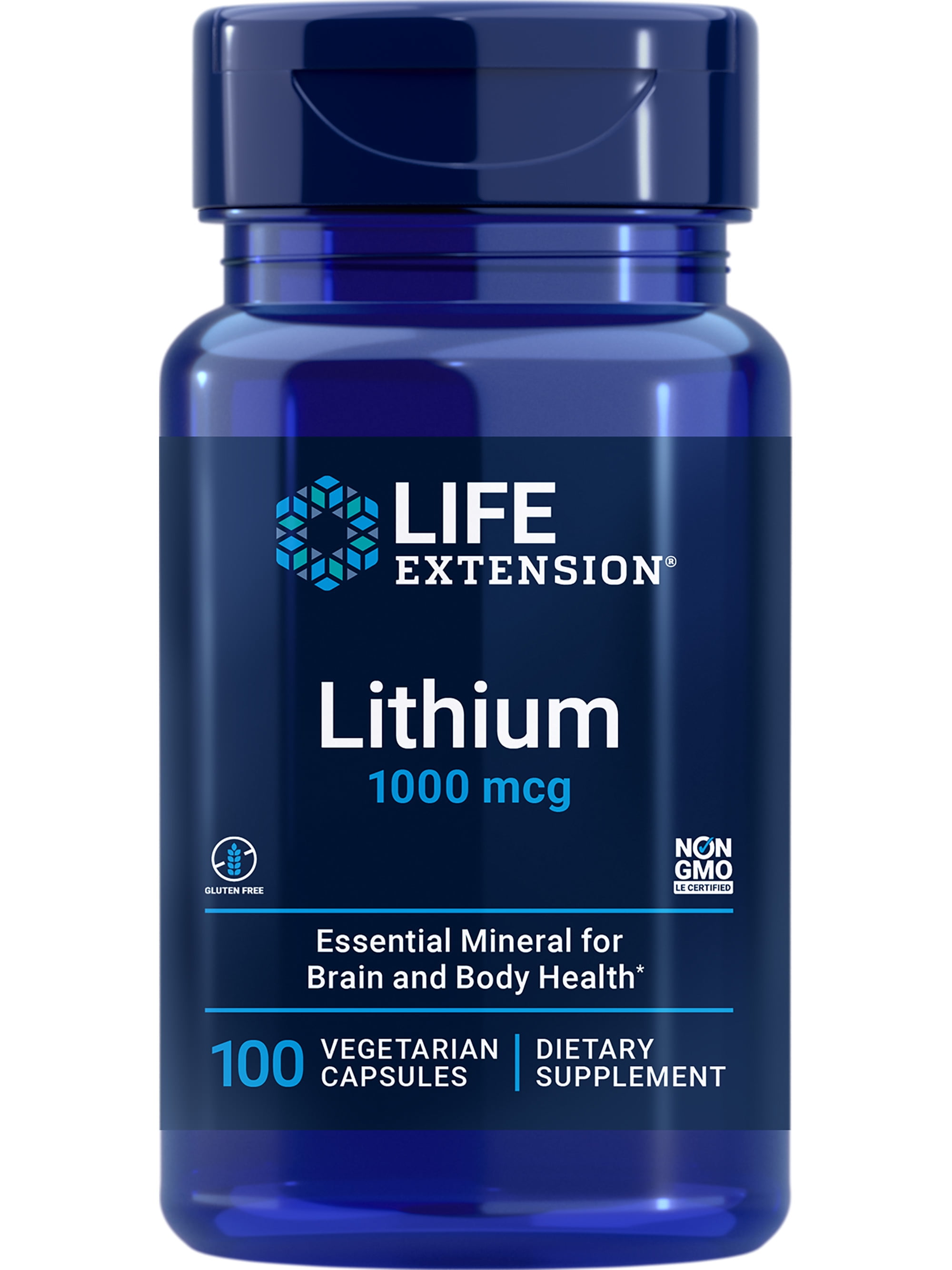 Life Extension Lithium, 1000 mcg Lithium Orotate Helps Maintain