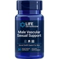 thumbnail image 1 of Life Extension Male Vascular Sexual Health Support - Hormone-Free Black Ginger Extract - 1 Daily, Gluten-Free, Vegetarian, Non-GMO - 30 Capsules, 1 of 5