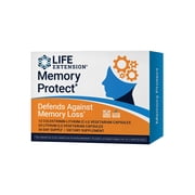 Life Extension Memory Protect, lithium, colostrinin milk peptides, memory health support, cognitive health support, gluten-free, 12 colostrinin-lithium (C-Li) capsules, 24 lithium (Li) capsules