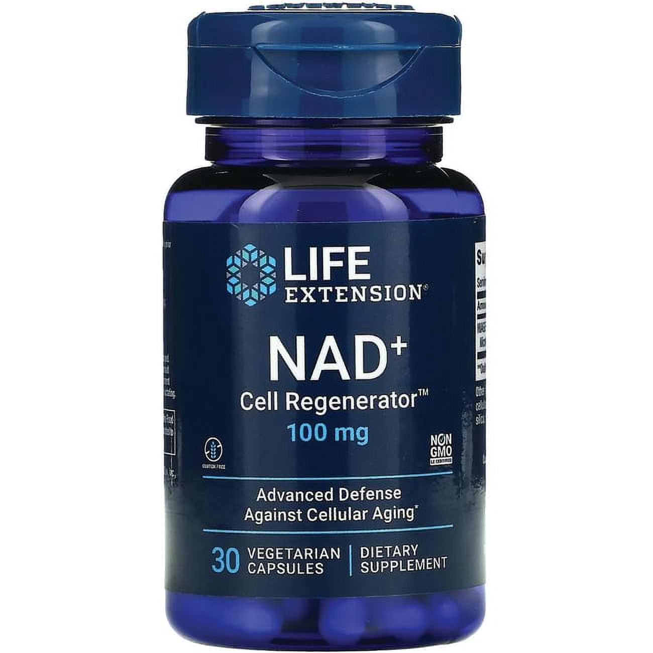 Life Extension - NAD+ Cell Regenerator Nicotinamide Riboside 100 mg. - 30 Vegetarian Capsules - image 1 of 2