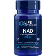 Life Extension NAD+ Cell Regenerator , energy metabolism support, nicotinamide riboside supplement, healthy aging, vegetarian, 300 mg NIAGEN , 30 capsules