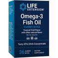 thumbnail image 1 of Life Extension Omega-3 Fish Oil Gummy Bites, EPA/DHA fatty acids, high-dose EPA/DHA support in a delicious chewable form, non-GMO, gluten-free, 36 gummy bites, 1 of 10