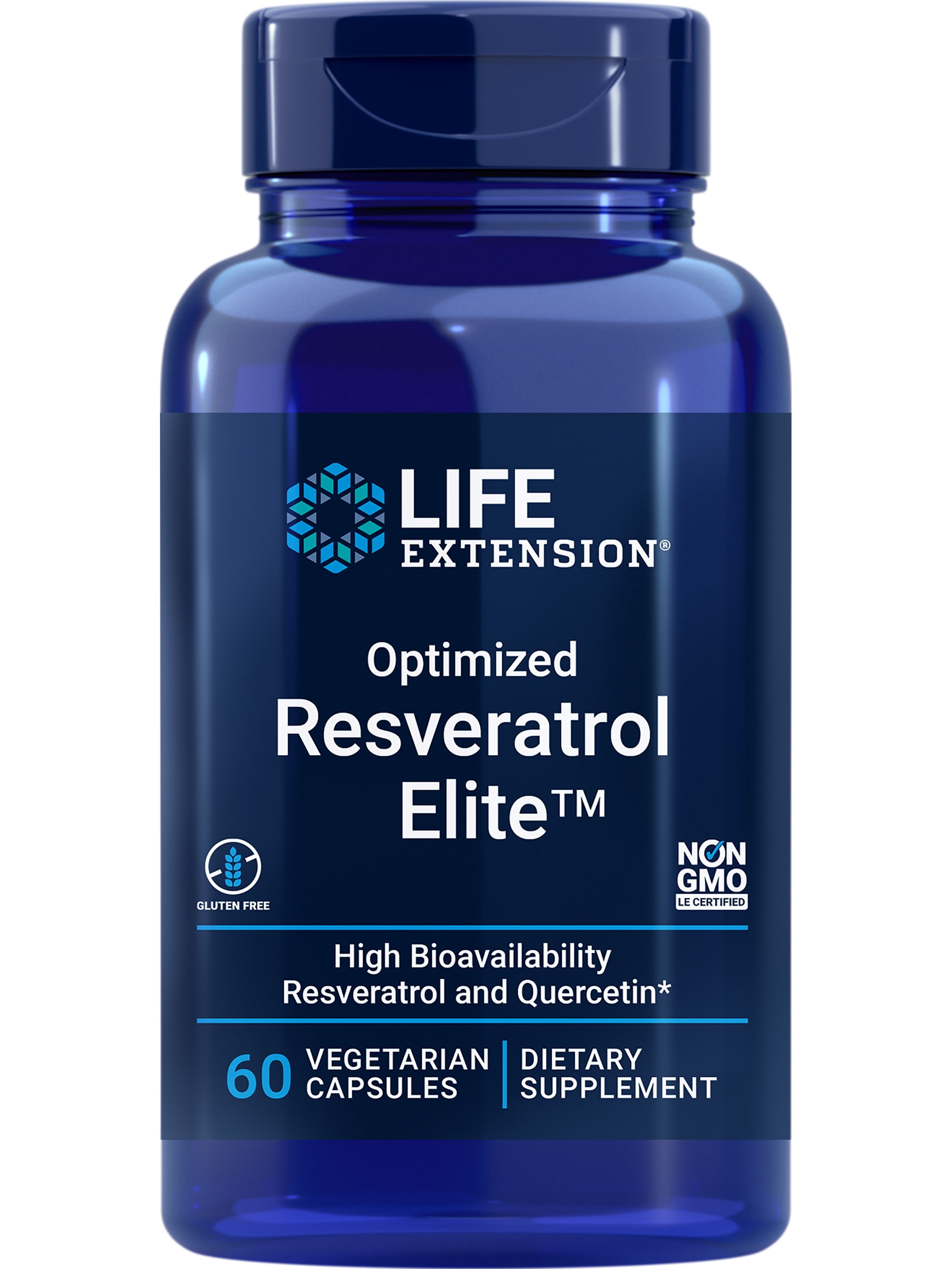 Life Extension Optimized Resveratrol Elite™ Live a Long, Healthy Life