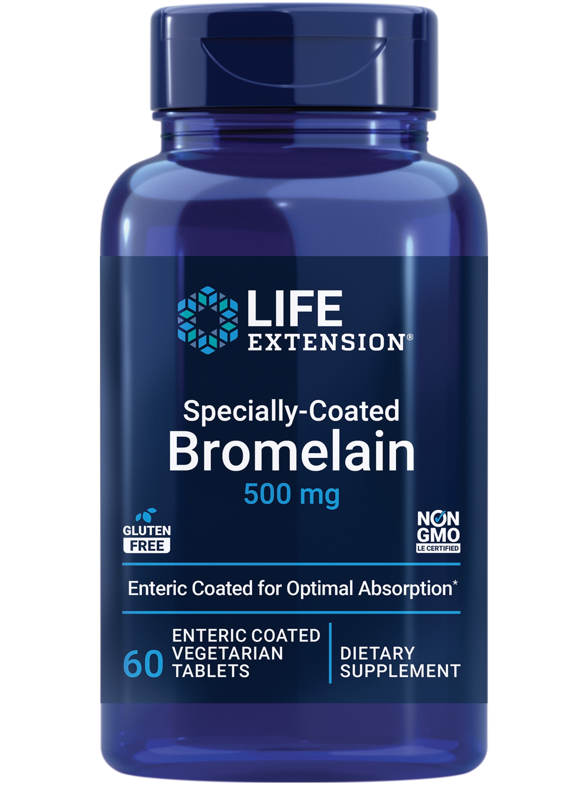 Life Extension SpeciallyCoated Bromelain, 500 mg Promotes Joint