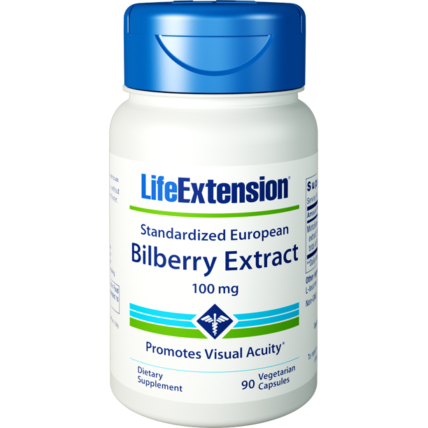 Life Extension Standardized European Bilberry Extract Vegetarian