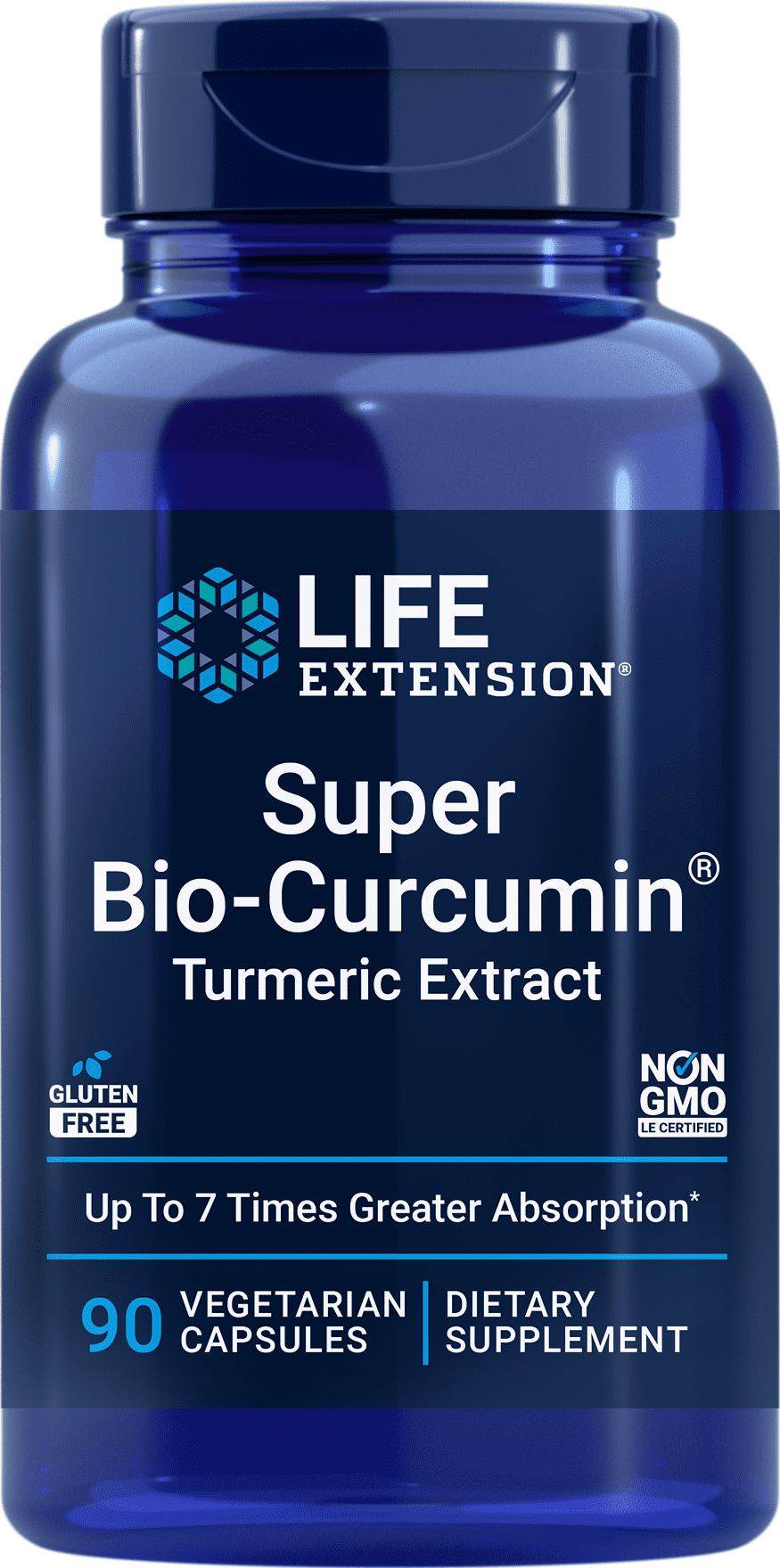 Life Extension Super Bio-Curcumin Turmeric Extract 400 mg, 90 Vegetarian Capsules