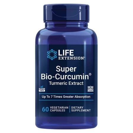 Life Extension, Super Bio-Curcumin® Turmeric Extract, 400 mg, curcumin, whole-body health, highly absorbable, vegetarian, 60 capsules