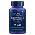 thumbnail image 1 of Life Extension Super Omega-3 EPA/DHA Fish Oil, Sesame Lignans & Olive Extract – Heart Health, Brain Health, Inflammation Health Support, Gluten-Free, Enteric-Coated, Non-GMO, 120 Softgels, 1 of 9