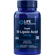 Life Extension Super R Lipoic Acid 240 mg, 90 Capsules