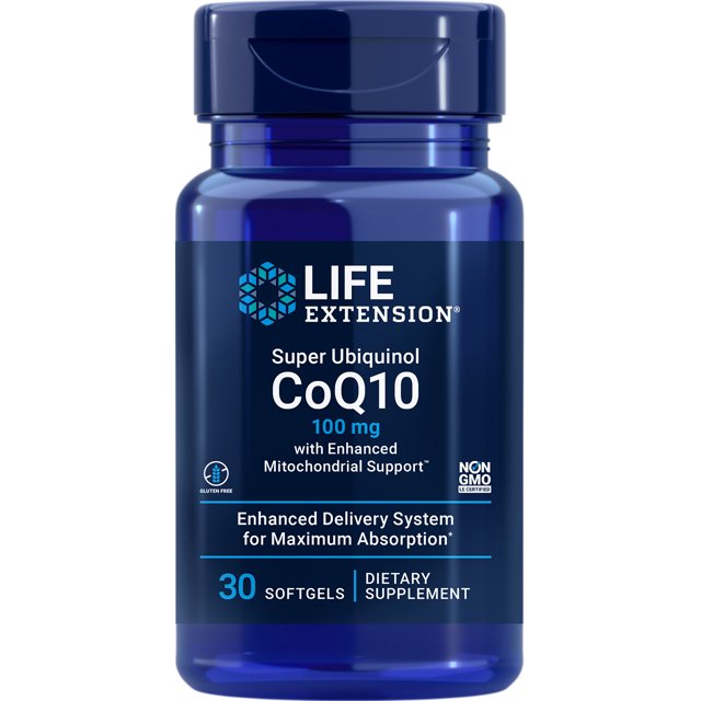 Life Extension Super Ubiquinol CoQ10 with Enhanced Mitochondrial